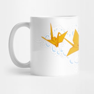 The flight of origami Mug